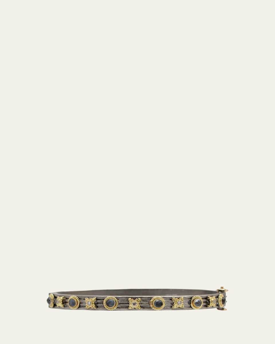 Old World Diamond "X" Hinge Bracelet